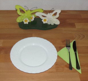 Teller Messer Gabel Geschirrsp�lmobil Boehler